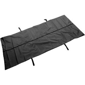 Emergency Cadaver Body Bag with Reinforced Handle, Waterproof Tear Resistant Black Oxford Cloth for Funerals, Hospitals, Transportation (150 * 60CM)