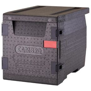Cambro EPP300110 Black Cam GoBox Front Loading Catering Box Case of 1