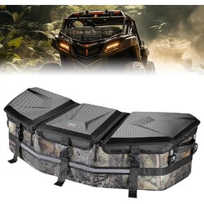 Kemimoto X3 Cargo Storage Bag Upgraded UTV ATV Bed Box Rear Rack Toolbox Trunk Cooler Bag Compatible with Can am Maverick X3, Commander, Outlander (Except 6x6), Renegade, OEM #715002923