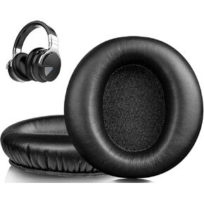 SOULWIT Cooling Gel Earpads Cushions Replacement for Cowin (Silensys) E7/E7 Pro Headphones (Do Not Fit SE7), Ear Pads with Ice Silk Fabric, Noise Isolation Foam - Black