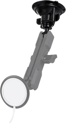 حامل قاعدة سيارة ثلاثي الالتصاق مع كرة مقاس 25 مم/1 بوصة لتركيب الكرة على الهاتف، متوافق مع حوامل ذاكرة الوصول العشوائي وغيرها من ذراع المقبس ذو الكرة المزدوجة بحجم B in Kuwait