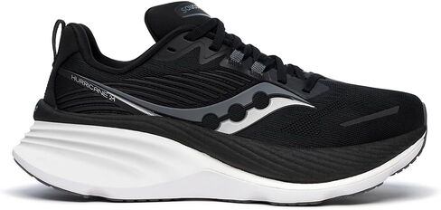Saucony Men's Hurricane 24 Sneaker, Navy/Peel, 10 Wide in Saudi Arabia