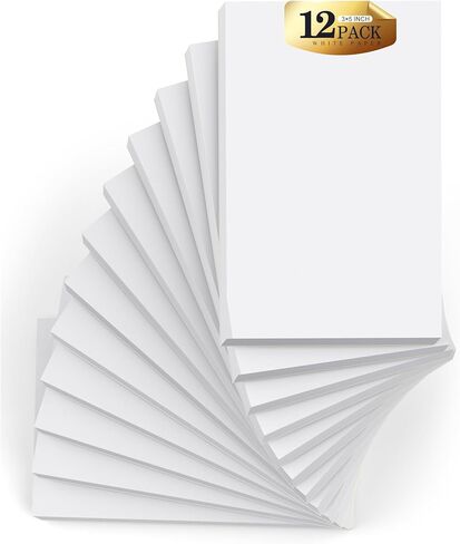 Small Note Pads 3x5 Pocket Notepad, 10 Pack Server Note Pads 3x5, White Memo Pads, Scratch Pads, Small Writing Pads White Paper, 50 Sheets per Blank Mini Notepads 3x5 Scratch Paper for Work/School in Kuwait