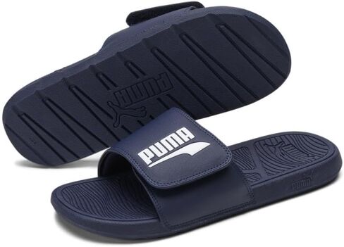 PUMA Men's Cool CAT 2.0 Slide Sandal, Blue Skies-New Navy, 8 in Saudi Arabia