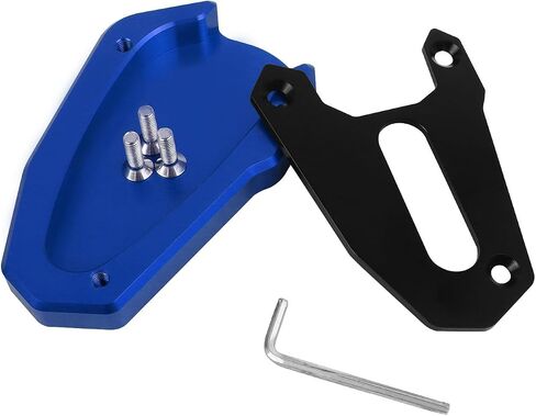 Kickstand Extender Enlarger Pad Side Stand Extension Plate Replacement for Suzuki SV650 SV650X 2015-2023 Side Parking Stand Foot Pad(Blue) in Saudi Arabia