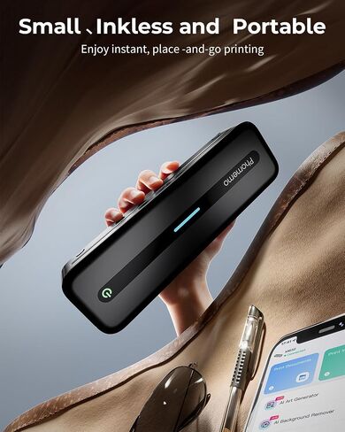 Phomemo Portable Printer,[Upgrade]M832 Inkless Printer,Bluetooth Portable Printers Wireless for Travel,8.5''x 11''Thermal Printer Support Multi Sizes for Home,Office,Car,Compatible with Phone & Laptop in Saudi Arabia