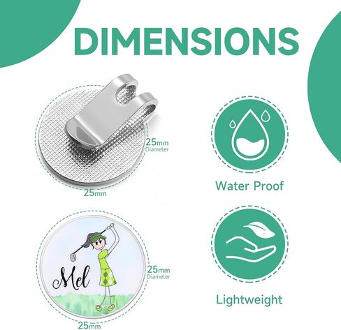 Magnetic Golf Ball Marker Clips, Novel Enamel Golf Ball Markers, Golf Ball Marker Hat Clip Magnet for Men Women Golfer Gifts in Saudi Arabia
