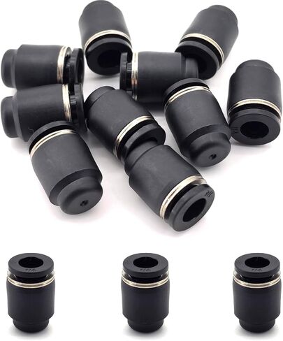 10PCS Pneumatic Cap Style Plug Fitting, Push-to-Connect Air Line Fitting Plug for 1/2 Tube in Saudi Arabia