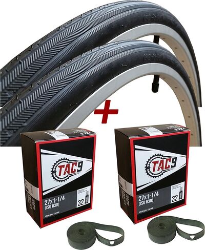 27x1-1/4 Bike Tire, Tube and Rim Strip in Kuwait