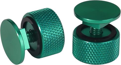 3mirrors Welding Hood (Pipeliner) Helmet Fasteners Gold Headgear Replacement Parts Accessories Screws Flip Hood Aluminum - Anodized w/Silicone Washer 1 Pair in Kuwait