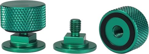 3mirrors Welding Hood (Pipeliner) Helmet Fasteners Gold Headgear Replacement Parts Accessories Screws Flip Hood Aluminum - Anodized w/Silicone Washer 1 Pair in Kuwait