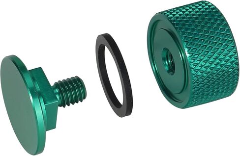 3mirrors Welding Hood (Pipeliner) Helmet Fasteners Gold Headgear Replacement Parts Accessories Screws Flip Hood Aluminum - Anodized w/Silicone Washer 1 Pair in Kuwait