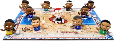 تقويم المجيء من سلسلة Party Animal Teenymate NBA 2024 Series 10، 24 شخصية، طول 1 بوصة، ألوان الفريق in Kuwait
