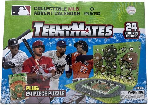 تقويم القدوم من سلسلة Party Animal Teenymate MLB 2024 11، 24 شخصية، طول 1 بوصة، ألوان الفريق in Kuwait