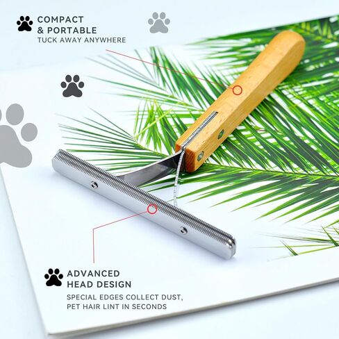 Pet Hair Remover,Lint Remover for Deep Cleaning Special Cat Hair Remover Multi Fabric Edge and Carpet Dog Hair Remover for Car,Rugs,Couch,Pet Towers-Easy Gets to Every Hair in Saudi Arabia