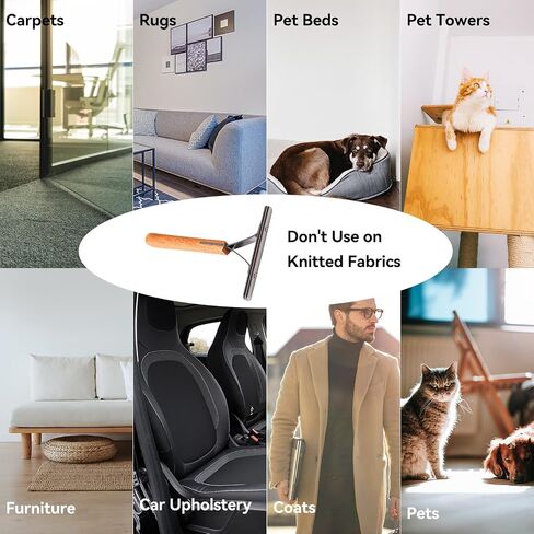 Pet Hair Remover,Lint Remover for Deep Cleaning Special Cat Hair Remover Multi Fabric Edge and Carpet Dog Hair Remover for Car,Rugs,Couch,Pet Towers-Easy Gets to Every Hair in Saudi Arabia