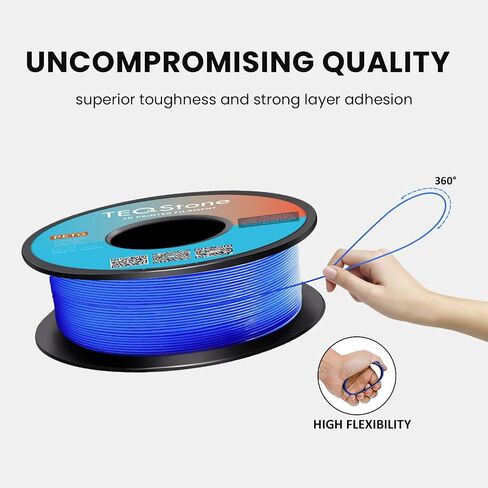 TPU Filament 1.75mm New Green 1Kg Spool 95A Flexible Soft 3D Printer Filament Consistent Diameter +/-0.03mm in Vacuum Package in Saudi Arabia