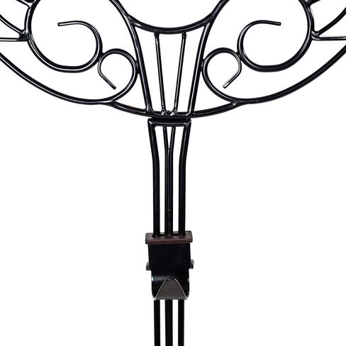 [Front Door WREATH HANGER] - Antler Design | ADJUSTABLE Hook Length for Tall and Small Doors | PADDING to Prevent Damage like Scratch and Dents | Heavy Duty Cast Iron Metal Hangar (Black) in Saudi Arabia