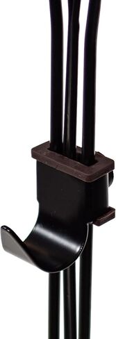 [Front Door WREATH HANGER] - Antler Design | ADJUSTABLE Hook Length for Tall and Small Doors | PADDING to Prevent Damage like Scratch and Dents | Heavy Duty Cast Iron Metal Hangar (Black) in Saudi Arabia