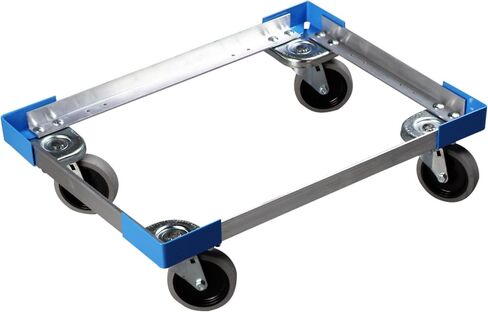 Carlisle FoodService Products Cateraide Metal Dolly for TC1826N Carriers with Reinforced Corners for Catering and Events, Aluminum, 28.63 x 22 Inches, Silver in Saudi Arabia