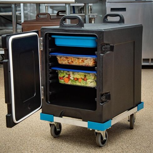 Carlisle FoodService Products Cateraide Metal Dolly for TC1826N Carriers with Reinforced Corners for Catering and Events, Aluminum, 28.63 x 22 Inches, Silver in Saudi Arabia