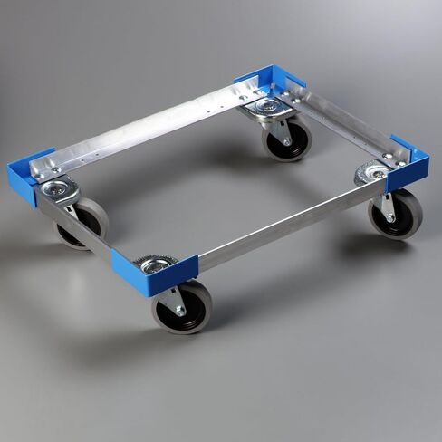 Carlisle FoodService Products Cateraide Metal Dolly for TC1826N Carriers with Reinforced Corners for Catering and Events, Aluminum, 28.63 x 22 Inches, Silver in Saudi Arabia