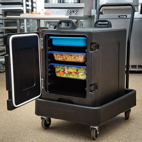 منتجات Carlisle FoodService Products Cateraide Metal Dolly لحاملات TC1826N ذات زوايا معززة لتقديم الطعام والمناسبات، ألومنيوم، 28.63 × 22 بوصة، فضي in Kuwait