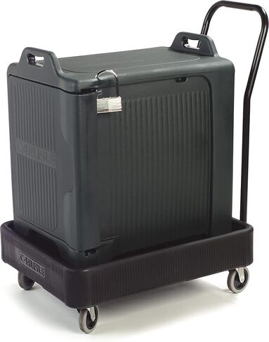 منتجات Carlisle FoodService Products Cateraide Metal Dolly لحاملات TC1826N ذات زوايا معززة لتقديم الطعام والمناسبات، ألومنيوم، 28.63 × 22 بوصة، فضي in Kuwait