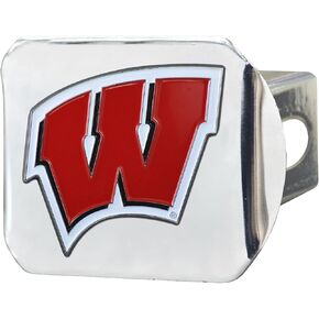 FANMATS 22853 Wisconsin Badgers Hitch Cover - 3D Color Emblem