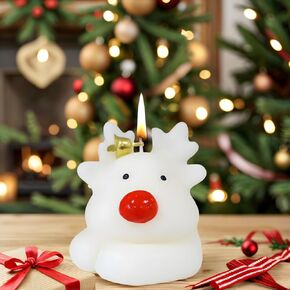 4 Pack Cookie Shaped Soy Wax Handmade Scented Candles Set, Biscuit Aroma Soy Wax Decorative Candle, Cute Decorative Candle, Prefect for Meditation Stress Relief Mood Boosting Bath Yoga