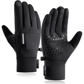 Winter Gloves for Men Women - Waterproof Thermal Glove for Cold Weather, Warm Gloves for Running Cycling, Snow Gloves with Touchscreen Finger