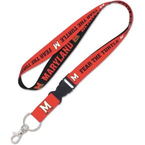 Maryland Terrapins 1 Inch Lanyard with Detachable Buckle