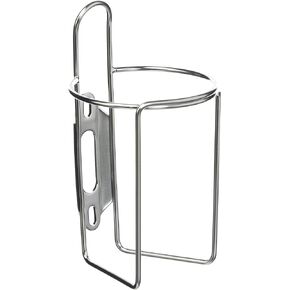 Velo Orange Retro Water Bottle Cage with Tab: Polish Stainless