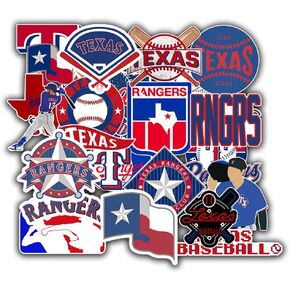 28 PCS American Baseball Team Stickers for Water Bottle, Laptop, Bicycle, Computer, Motorcycle, Travel Case, Car Decal Decoration Sticker 2-2.5 inches
