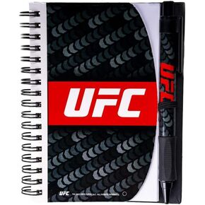 UFC 4X6 NOTEBOOK AND PEN SET, Black, ONE SIZE