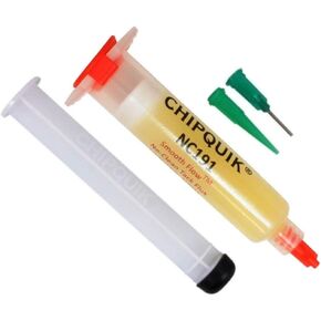 CHIP QUIK NC191 Smooth Flow Tack Flux No-Clean (30cc Syringe)