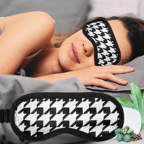 Castor Oil Pack for Eyes, 2 Pcs Reusable Organic Castor Oil Pack Wrap Castor Oil Eye Mask for Sparse Eyelashes and Eyebrows, Wrinkles, Dark Circle Black (Castor Oil are Not Include)