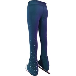 LIUHUO Girls Ice Figure Skating Pants Breathable Skate Leggings Women Practice Elastic Waistband Comfort