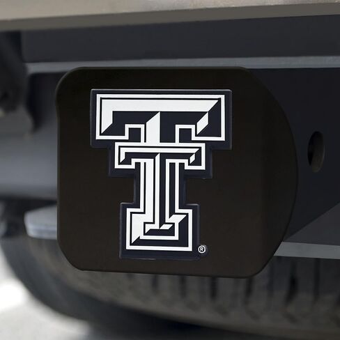 FANMATS Texas Tech University Black Metal Hitch Cover , 4-1/2" x 3-3/8" in Saudi Arabia