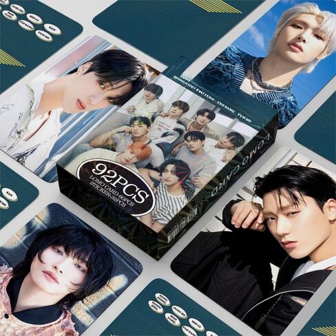 92 قطعة من بطاقة eez Photocard at eez THE WORLD EP.FIN: بطاقات ويل لومو في eez ألبوم صور جديد بطاقات هدايا بطاقات Lomo Merch in Kuwait