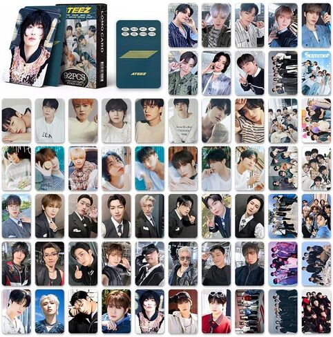 92 قطعة من بطاقة eez Photocard at eez THE WORLD EP.FIN: بطاقات ويل لومو في eez ألبوم صور جديد بطاقات هدايا بطاقات Lomo Merch in Kuwait