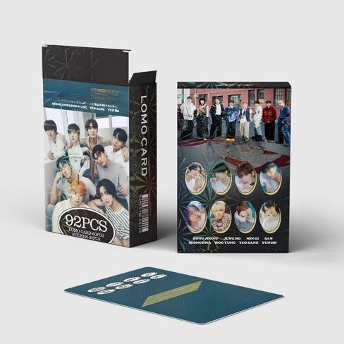 92 قطعة من بطاقة eez Photocard at eez THE WORLD EP.FIN: بطاقات ويل لومو في eez ألبوم صور جديد بطاقات هدايا بطاقات Lomo Merch in Kuwait