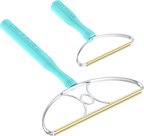 LINTPLUS مزيل شعر الحيوانات الأليفة × 2 ومنظف جذور الوبر مزيل شعر الحيوانات الأليفة من LINTPLUS، أداة خاصة لإزالة شعر الحيوانات الأليفة متعددة الحواف ومشط السجاد للأريكة وأبراج الحيوانات الأليفة والسجاد in Kuwait