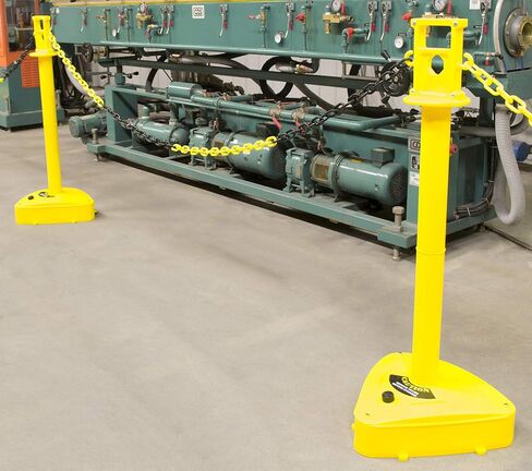Mr. Chain Plastic Barrier Chain, Alternating Safety Green/White, 2-Inch Link Diameter, 100-Foot Length (50033-100) in Saudi Arabia