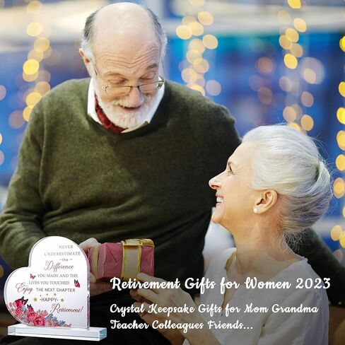 Movdyka Retirement GIfts for Men Women 2024 Cool Glass Plaque Keepsake Best Happy Retirement Gifts for Coworker Nurse Doctor Teacher Boss Military Police in Kuwait