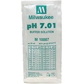Milwaukee Instruments 7.01 Calibration Solution, Single Use Packet, 20ml