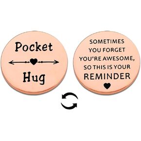 First Day of School Pocket Hug Token School Supplies Back to School Top Gifts for College Students Son First Day of Kindergarten Gifts Daughter Gifts from Mom Dad Soff to College Gifts Cute Keychain