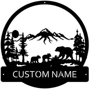 Deer Welcome Slogan Signs for A Cabin Store Sign Deer Black Metal Black Metal Wall Art Plaque Home Decor Outdoor Metal Wall Art Gift for Housewarming Metal Welcome Sign Deer