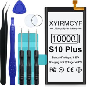 بطارية Galaxy Note 10 Plus (ترقية جديدة 2024)، بطارية عالية السعة 9500 مللي أمبير في الساعة لجهاز Galaxy Note 10+ Plus SM-N975F SM-N975F/DS مع أدوات إصلاح