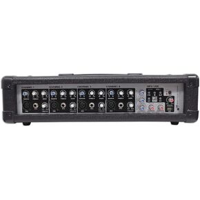 Rockville 1800w Powered 4 Channel Mixer/Amplifier w USB/EQ/Effects/Phantom (RPM45)